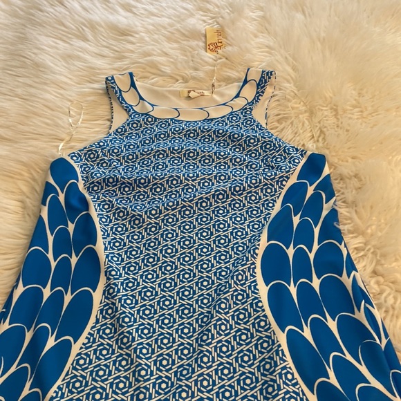 ARYEH Blue and White Sleeveless Dress size M brand new length 35” bust 34” - Picture 8 of 12